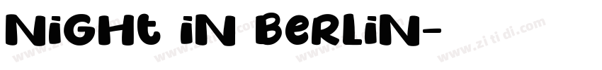 Night in Berlin字体转换